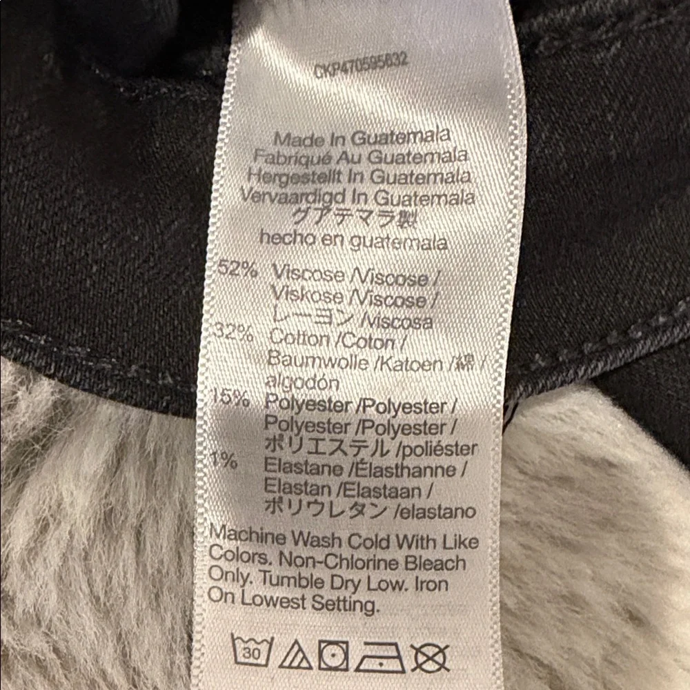 Madewell Roadtripper High Rise Skinny Jeans Black Magic Pockets Stretch Size 28 - Picture 9 of 12